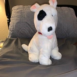 1985 vtg Dakin plush bull terrier Dog